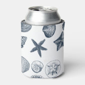 Rafraîchisseur Pour Canette Coques bleues nautiques (Can devant)