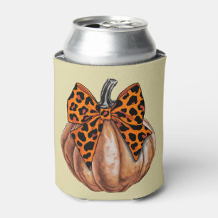 Rafraîchisseur Pour Canette Coquette Halloween Rétro Citrouille Arc Automne Sq
