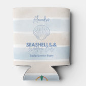 Rafraîchisseur Pour Canette Coquillages et cloches Mariages Bachelorette (Dos)