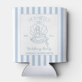 Rafraîchisseur Pour Canette Coquillages Et Cloches Mariages Bachelorette Côtiè (Dos)