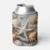 Rafraîchisseur Pour Canette Coquillages Perles de résineux Algues (Can devant)