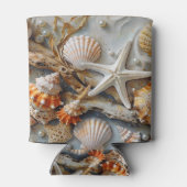 Rafraîchisseur Pour Canette Coquillages Perles de résineux Algues (Dos)