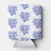 Rafraîchisseur Pour Canette Corail bleu et blanc (Dos)