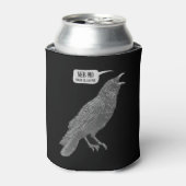 Rafraîchisseur Pour Canette Corbeau : "Neb Mo." (Can devant)