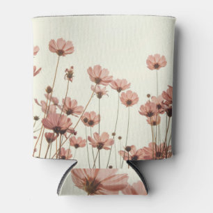 Rafraîchisseur Pour Canette Cosmos rose : fleurs blanc arrière - plan.