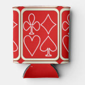 Rafraîchisseur Pour Canette Costumes de carte rouge peuvent refroidir (Devant)