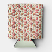 Rafraîchisseur Pour Canette Cosy Christmas Cocoa and Gingerpain Motif (Devant)