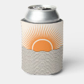 Rafraîchisseur Pour Canette Coucher de soleil Abstrait : décoration boho géomé (Can Dos)