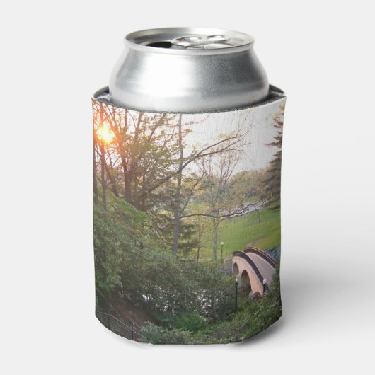 Rafraîchisseur Pour Canette Coucher de soleil au Rainbow Bridge à Grove City C (Can devant)