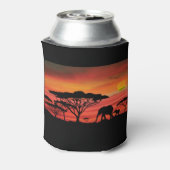 Rafraîchisseur Pour Canette Coucher de soleil éléphant (Can Dos)