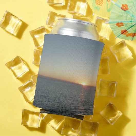 Rafraîchisseur Pour Canette Coucher de soleil sur la mer de l'île Antigua II (Été in situ)