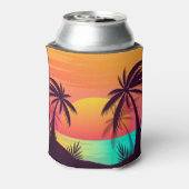 Rafraîchisseur Pour Canette Coucher de soleil tropical (Can Dos)