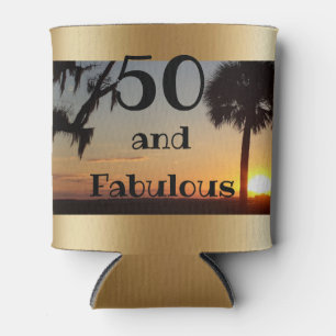 Rafraîchisseur Pour Canette Coucher de soleil tropical 50 et Fabulous Can Cool