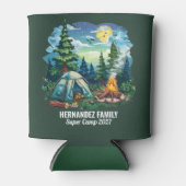 Rafraîchisseur Pour Canette Couleur d'aquarelle du Camping sur mesure (Devant)