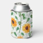 Rafraîchisseur Pour Canette Couleur de tournesol, motif d'été transparent. (Can Dos)