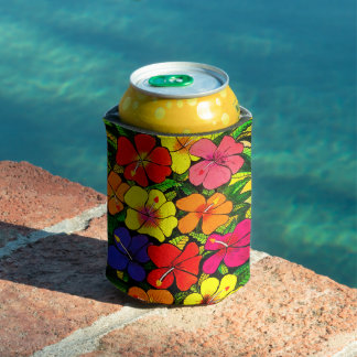 Rafraîchisseur Pour Canette Couleur Hibiscus peut refroidir