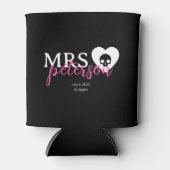 Rafraîchisseur Pour Canette Couleur personnalisée Goth Mariée alternative Cade (Devant)