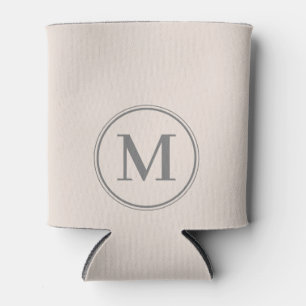 Rafraîchisseur Pour Canette Couleur Rose Château de Sable Uni Monogramme