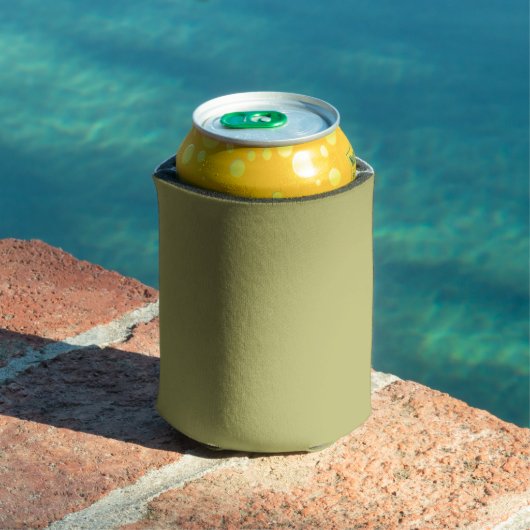 Rafraîchisseur Pour Canette Couleur solide vert olive (Piscine in situ)