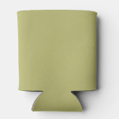 Rafraîchisseur Pour Canette Couleur solide vert olive (Dos)