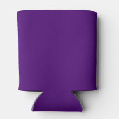 Rafraîchisseur Pour Canette Couleur solide violet foncé riche (Dos)