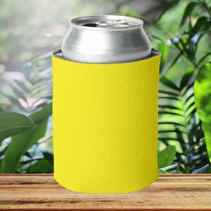Rafraîchisseur Pour Canette Couleur uni jaune canari