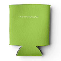Couleur uni jaune vert peut refroidir