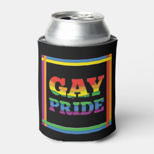 Rafraîchisseur Pour Canette Couleurs arc-en-ciel gay pride