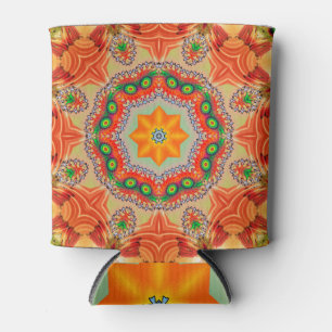 Rafraîchisseur Pour Canette Couleurs d'énergie vibrantes : design mandala.