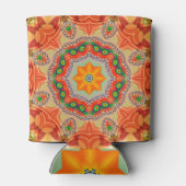 Rafraîchisseur Pour Canette Couleurs d'énergie vibrantes : design mandala. (Dos)