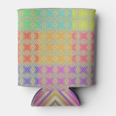 Rafraîchisseur Pour Canette Couleurs Du Motif Diamant Alternative Rainbow (Devant)