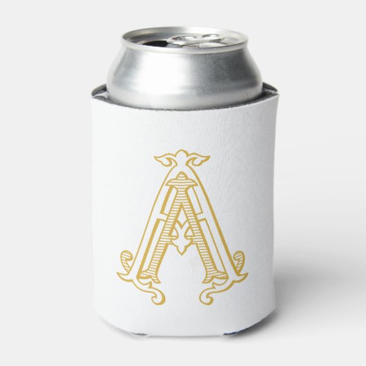 Rafraîchisseur Pour Canette COULEURS ÉDITABLES AA Monogramme AA Logo Cosy (Can devant)