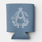 Rafraîchisseur Pour Canette COULEURS ÉDITABLES AG Monogramme GA Monogramme Cos (Dos)