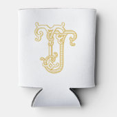 Rafraîchisseur Pour Canette COULEURS ÉDITABLES JT Monogramme TJ Monogramme Cos (Devant)