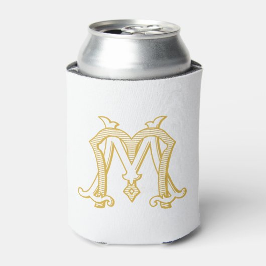 Rafraîchisseur Pour Canette COULEURS ÉDITABLES MM Monogram MM Crest Cosy (Can devant)
