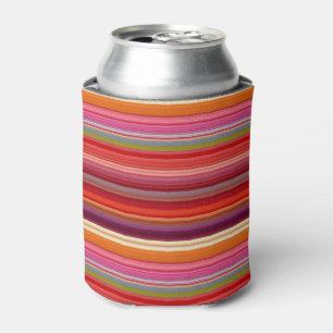 Rafraîchisseur Pour Canette Couleurs rayées vintages