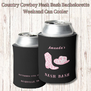 Rafraîchisseur Pour Canette Country Cowboy Nash Bash Bachelorette Week-end