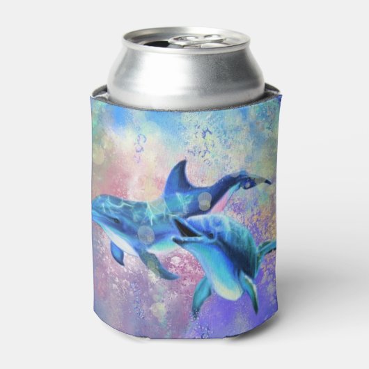 Rafraîchisseur Pour Canette Couple Dolphin Can Cooler (Can devant)
