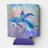 Rafraîchisseur Pour Canette Couple Dolphin Can Cooler (Dos)
