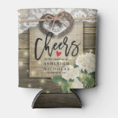Rafraîchisseur Pour Canette Couple Horseshoe Mariage Cheers to Love Can Cooler (Devant)