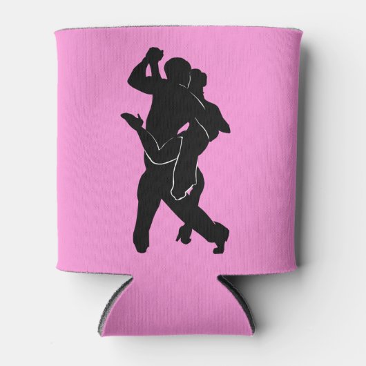 Rafraîchisseur Pour Canette Couple Tango Dancer Pink Can Cooler Choisir des co (Devant)