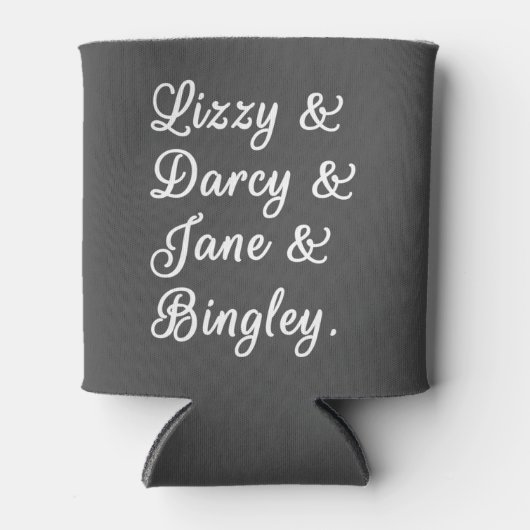 Rafraîchisseur Pour Canette Couples de fierté et de préjugé II (Devant)