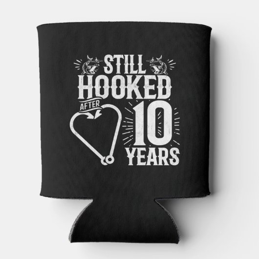 Rafraîchisseur Pour Canette Couples mariés 10 ans (Dos)