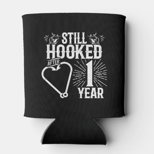 Rafraîchisseur Pour Canette Couples mariés 1 an (Dos)