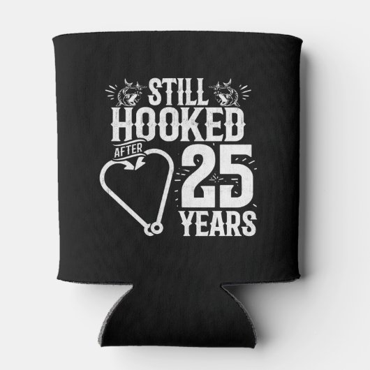 Rafraîchisseur Pour Canette Couples mariés 25 ans (Dos)