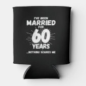 Rafraîchisseur Pour Canette Couples mariés 60 ans drôle 60e anniversaire (Devant)