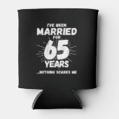 Rafraîchisseur Pour Canette Couples mariés 65 ans drôle 65e anniversaire (Devant)