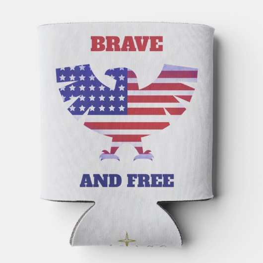 Rafraîchisseur Pour Canette Courageux et libre (Dos)