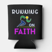 Rafraîchisseur Pour Canette Courir sur la foi Christian Runner (Dos)