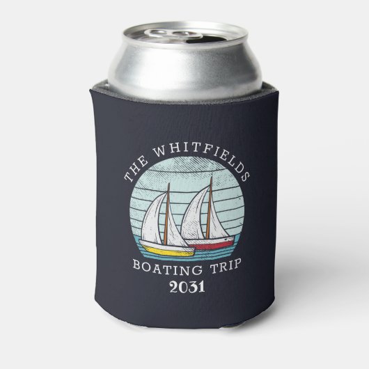 Rafraîchisseur Pour Canette Course nautique Custom Family Vacances d'été (Can Dos)